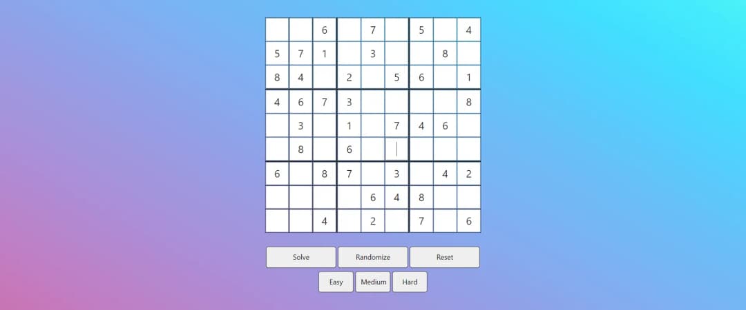 Sudoku Solver